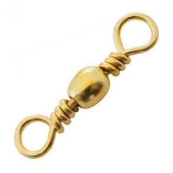 Barrel Swivels 10 Pack Of Asari Brass Barrel Fishing Swivels