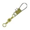 Swivels With Snaps 10 Pack Of Asari Brass Barrel Fishing Swivels With Interlock Snaps