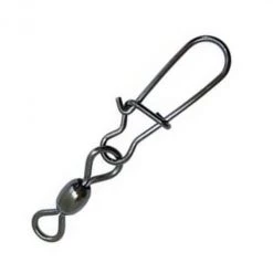 10 Pack Of Asari Black Crane Swivels With Snaps