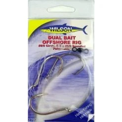 Wilson Live Dual Bait Offshore Rig - 8/0 Circle & 2 X 6/0 Snooded Paternoster -Terminal Tackle Sales 2022 331rdbor6 0 9