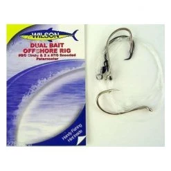 Wilson Live Dual Bait Offshore Rig - 8/0 Circle & 2 X 7/0 Snooded Paternoster -Terminal Tackle Sales 2022 331rdbor7 0 4