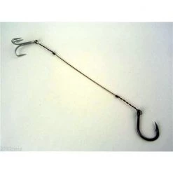 Wilson Live Bait/Dead Bait Wire Rig - #2 Treble & Hoodlum - 69lb Wire Trace -Terminal Tackle Sales 2022 331rlbdbwr2 5