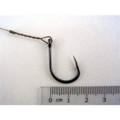 Wilson Live Bait/Dead Bait Wire Rig - #4 Treble & Hoodlum - 69lb Wire Trace 12 Wilson Live Bait/Dead Bait Wire Rig - #4 Treble & Hoodlum - 69lb Wire Trace -Terminal Tackle Sales 2022 331rlbdbwr4 2