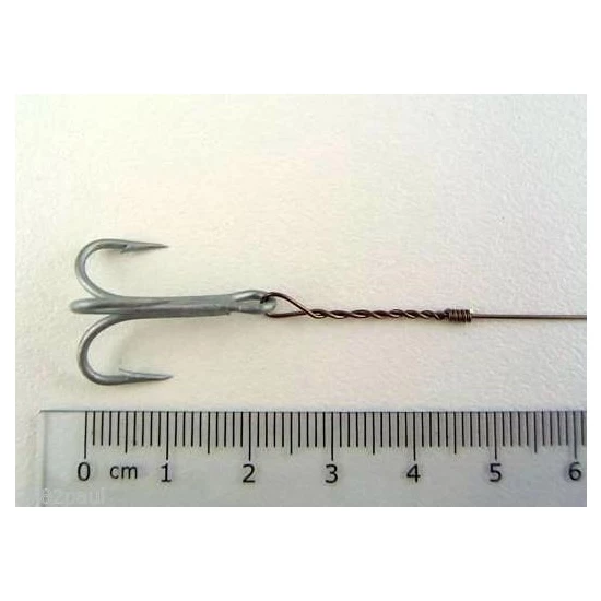 Wilson Live Bait/Dead Bait Wire Rig - #4 Treble & Hoodlum - 69lb Wire Trace 5 Wilson Live Bait/Dead Bait Wire Rig - #4 Treble & Hoodlum - 69lb Wire Trace - Image 5