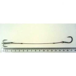Wilson Live Bait/Dead Bait Wire Rig - #4 Treble & Hoodlum - 69lb Wire Trace 15 Wilson Live Bait/Dead Bait Wire Rig - #4 Treble & Hoodlum - 69lb Wire Trace -Terminal Tackle Sales 2022 331rlbdbwr4 5