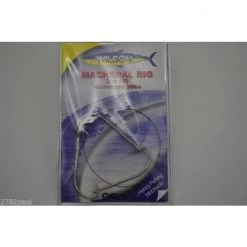 Mackeral Rigs Wilson Mackerel Fishing Rig 3x4/0 Hook-Setup - 30lb Multi Strand Wire -Terminal Tackle Sales 2022 331rmr4 0 5