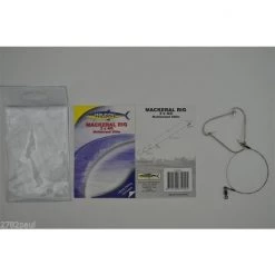 Mackeral Rigs Wilson Mackerel Fishing Rig 3x4/0 Hook-Setup - 30lb Multi Strand Wire -Terminal Tackle Sales 2022 331rmr4 0 6