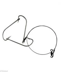 Mackeral Rigs Wilson Mackerel Fishing Rig 3x4/0 Hook-Setup - 30lb Multi Strand Wire -Terminal Tackle Sales 2022 331rmr4 0 9