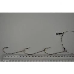 Mackeral Rigs Wilson Mackerel Fishing Rig 3x8/0 Hook-Setup - 90lb Multi Strand Wire -Terminal Tackle Sales 2022 331rmr8 0 3
