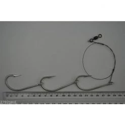 Mackeral Rigs Wilson Heavy Duty Mackerel Fishing Rig 3x8/0 Hook-Setup-105lb Single Strand Wire -Terminal Tackle Sales 2022 331rmrhd8 0 6