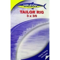 Wilson Tailor Fishing Rig 3x3/0 Hook-Setup - 40lb Clear Mono Leader -Terminal Tackle Sales 2022 331rtr3 0 7