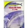 Wilson Tailor Fishing Rig 3x4/0 Hook-Setup - 40lb Clear Mono Leader