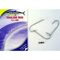 Wilson Tailor Fishing Rig 3x4/0 Hook-Setup - 40lb Clear Mono Leader -Terminal Tackle Sales 2022 331rtr4 0 2