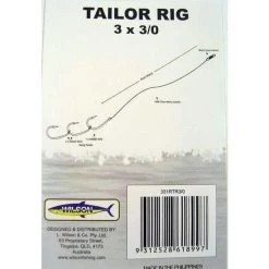 Wilson Tailor Fishing Rig 3x4/0 Hook-Setup - 40lb Clear Mono Leader -Terminal Tackle Sales 2022 331rtr4 0 5