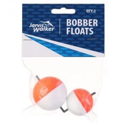 2 Pack Of Jarvis Walker Foam Bobber Fishing Floats - 2 Different Sizes