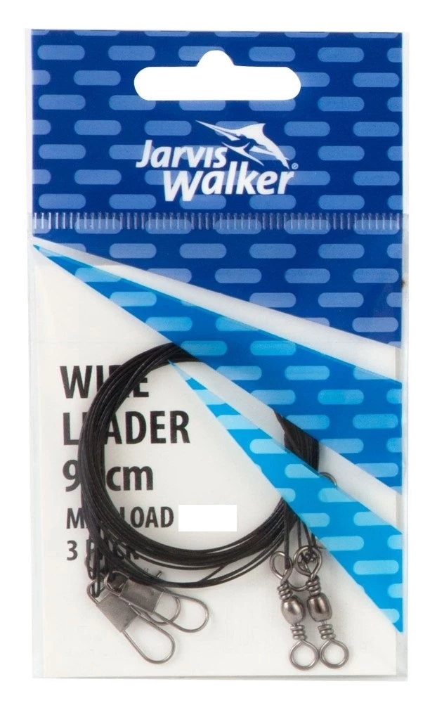 Jarvis Walker Rigs 3 Pack Of Jarvis Walker 45cm/13kg Black Wire Leader Rigs 1 Jarvis Walker Rigs 3 Pack Of Jarvis Walker 45cm/13kg Black Wire Leader Rigs