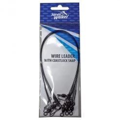 Jarvis Walker Rigs 6 Pack Of Jarvis Walker 12 Inch/60lb Wire Fishing Leaders With Coastlock Snaps