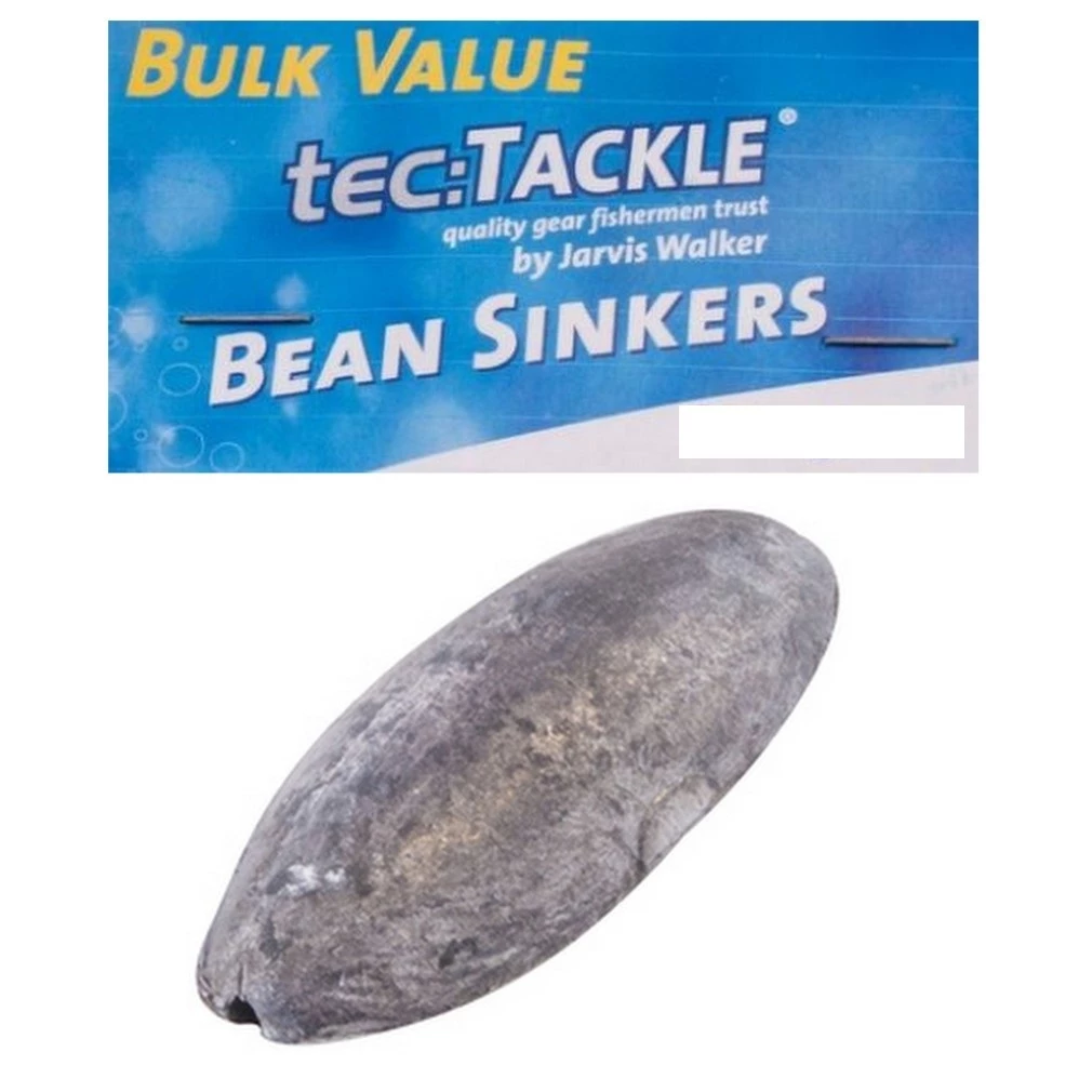 50 Pack Of Jarvis Walker Size 1 Bean Sinkers - Value Pack 1 50 Pack Of Jarvis Walker Size 1 Bean Sinkers - Value Pack