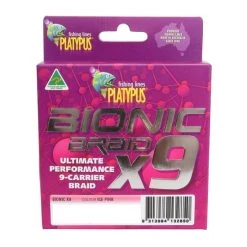 300m Spool Of Platypus Bionic X9 Braided Fishing Line - Hot Pink 9-Carrier Braid 7 300m Spool Of Platypus Bionic X9 Braided Fishing Line - Hot Pink 9-Carrier Braid -Terminal Tackle Sales 2022 3734008 2