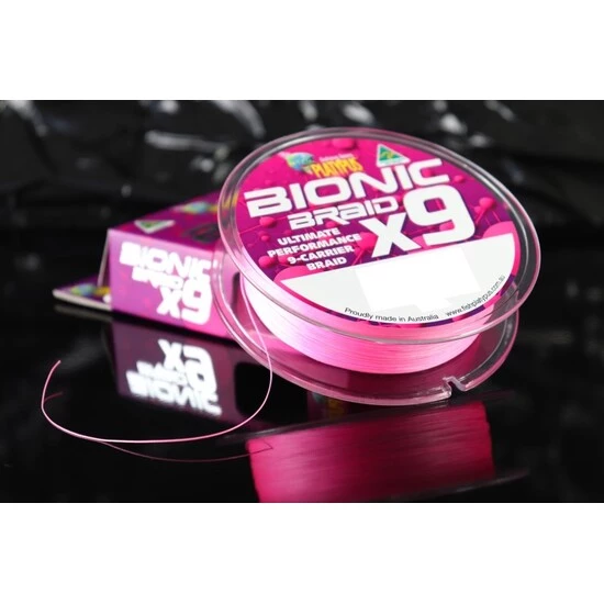 300m Spool Of Platypus Bionic X9 Braided Fishing Line - Hot Pink 9-Carrier Braid 4 300m Spool Of Platypus Bionic X9 Braided Fishing Line - Hot Pink 9-Carrier Braid - Image 4