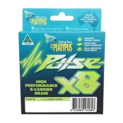 150m Spool Of Platypus Pulse X8 Braided Fishing Line - Aussie Green Braid -Terminal Tackle Sales 2022 3831006 2