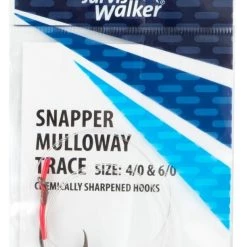 Jarvis Walker Rigs Jarvis Walker Snapper/Mulloway Rig With Chemically Sharpened Hooks-Sze 4/0 & 6/0