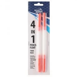 2 Pack Of Jarvis Walker Pencil Floats - 4 In 1 Fishing Floats