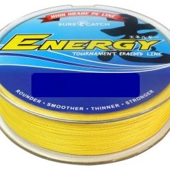 3000m Bulk Spool Of Surecatch Energy Braided Fishing Line - Yellow Fishing Braid
