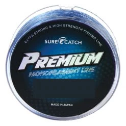 300m Spool Of Surecatch Premium Monofilament Fishing Line - Blue Mono Line