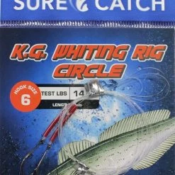 Surecatch Rigs Surecatch King George Whiting Rig With Chemically Sharpened Circle Hooks