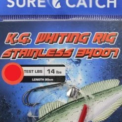 Surecatch Rigs Surecatch King George Whiting Rig With Stainless Steel 34007 Hooks