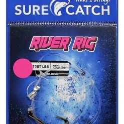 Surecatch Rigs Surecatch Pre-Tied River Rig With Bronze Hooks - Ready To Use Fishing Rig