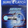 Surecatch Rigs Surecatch Pre-Tied Heavy Surf Rig With Chemically Sharpened Fishing Hooks