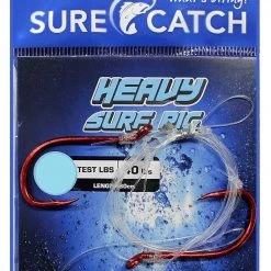 Surecatch Rigs Surecatch Pre-Tied Heavy Surf Rig With Chemically Sharpened Fishing Hooks