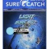 Surecatch Rigs Surecatch Pre-Tied Light Surf Rig With Chemically Sharpened Fishing Hooks