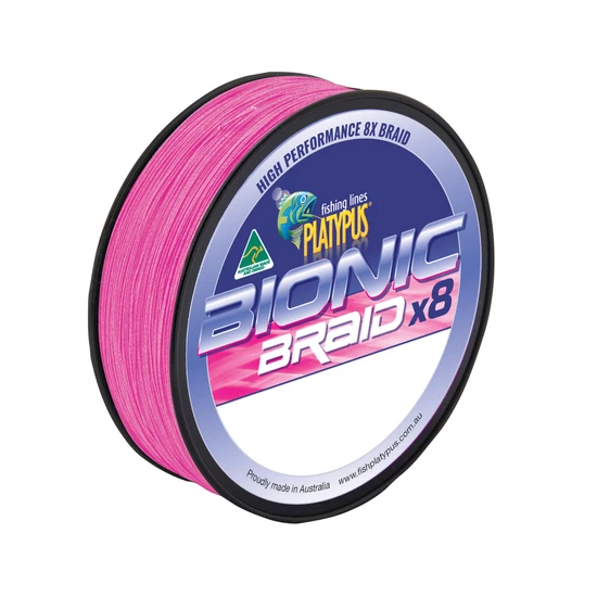 150yd Spool Of Pink Platypus Bionic Braided Fishing Line - Fishing Braid 2 150yd Spool Of Pink Platypus Bionic Braided Fishing Line - Fishing Braid - Image 2
