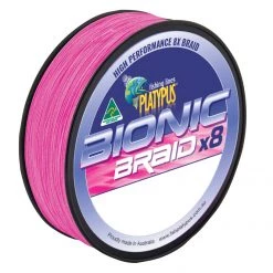 150yd Spool Of Pink Platypus Bionic Braided Fishing Line - Fishing Braid