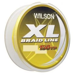 150yd Spool Of Wilson XL Braided Fishing Line - Yellow 4-Strand Fishing Braid -Terminal Tackle Sales 2022 BWXL110 2