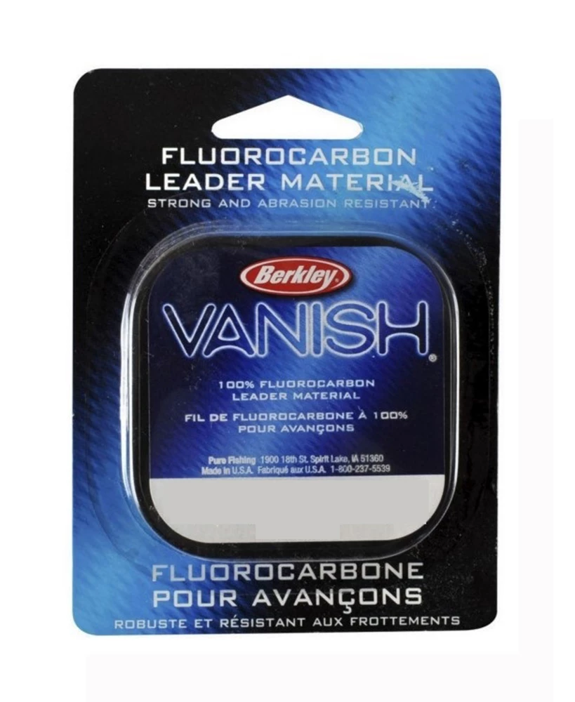 Fluorocarbon Leader Berkley Vanish Fluorocarbon Fishing Leader Material-100% Fluorocarbon Line 1 Fluorocarbon Leader Berkley Vanish Fluorocarbon Fishing Leader Material-100% Fluorocarbon Line