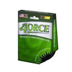 300yd Spool Of Green Tuf-Line 4Orce 4 Carrier Braided Fishing Line -Terminal Tackle Sales 2022 FE300GN 1