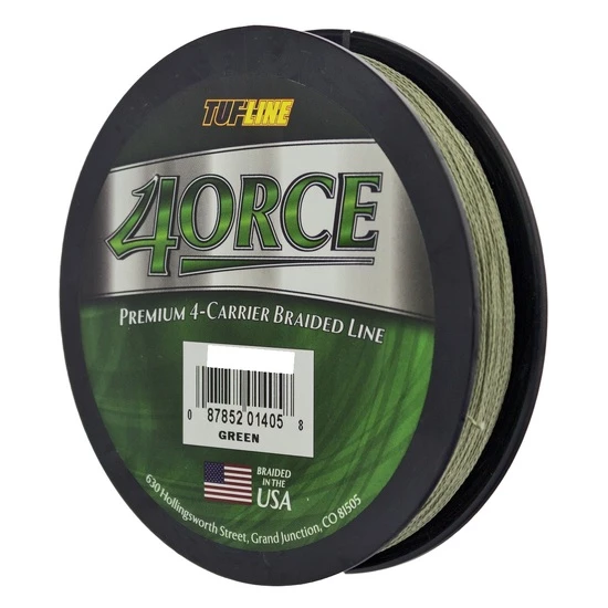 125yd Spool Of Green Tuf-Line 4Orce 4 Carrier Braided Fishing Line 2 125yd Spool Of Green Tuf-Line 4Orce 4 Carrier Braided Fishing Line - Image 2