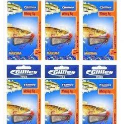 Gillies Rigs 6 Packets Of Gillies Pre-Tied Whiting Rigs With Chemically Sharpened Fishing Hooks