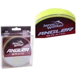 150yd Spool Of 15lb Jarvis Walker Angler Braid - Chartreuse Fishing Braid -Terminal Tackle Sales 2022 Jw Angler Braid 150y 15lb 2