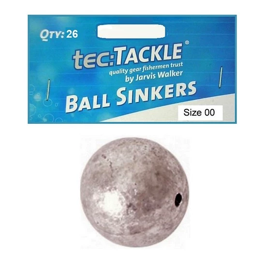 26 X Jarvis Walker 00 Ball Sinkers - Pre Packed 00 Ball Fishing Sinkers 2 26 X Jarvis Walker 00 Ball Sinkers - Pre Packed 00 Ball Fishing Sinkers - Image 2