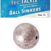 12 X Jarvis Walker 1A Ball Sinkers - Pre Packed 1A Ball Fishing Sinkers