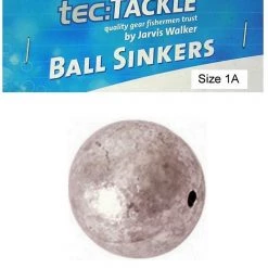 12 X Jarvis Walker 1A Ball Sinkers - Pre Packed 1A Ball Fishing Sinkers