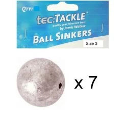 7 X Jarvis Walker 3 Ball Sinkers - Pre Packed 3 Ball Fishing Sinkers -Terminal Tackle Sales 2022 Jw Ball Sinker 3 2