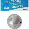 6 X Jarvis Walker 4 Ball Sinkers - Pre Packed 4 Ball Fishing Sinkers