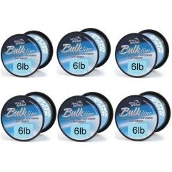 6 Spools Of Jarvis Walker Green Mono Fishing Line Terminal Tackle -Terminal Tackle Sales 2022 Jw Bulk Line 6lbx6 2