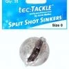 Ball Sinkers 35 X Jarvis Walker 0 Split Shot Sinkers - Pre Packed 0 Split Shot Fishing Sinkers